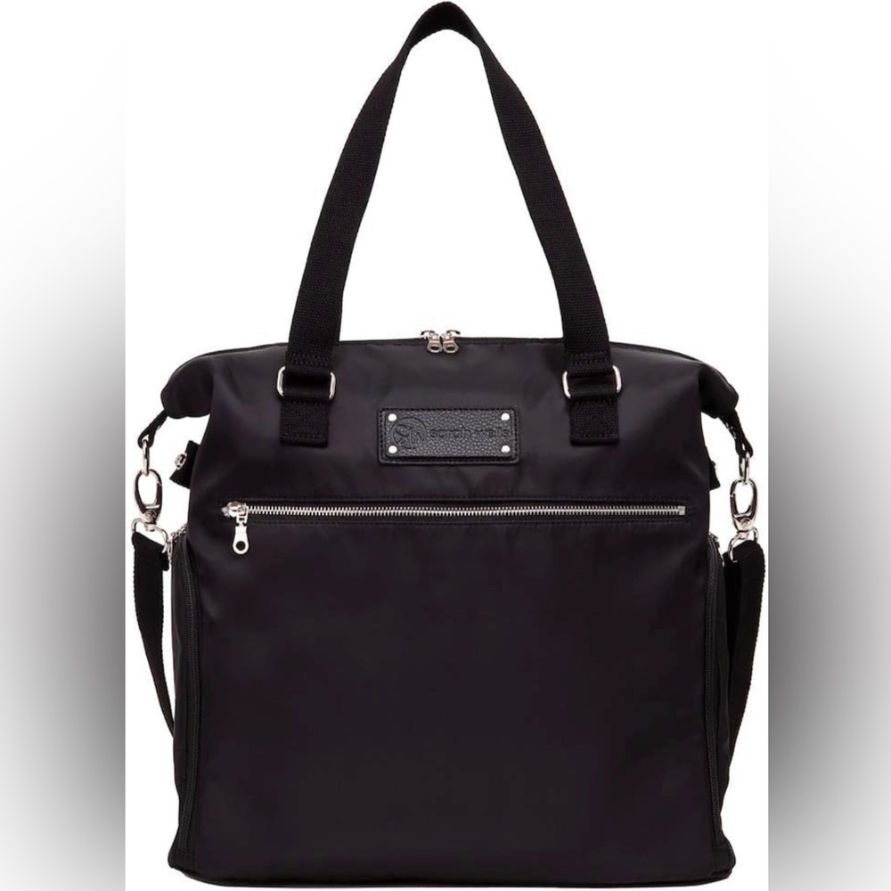Sarah Wells Black Lizzy Breast Pump Bag